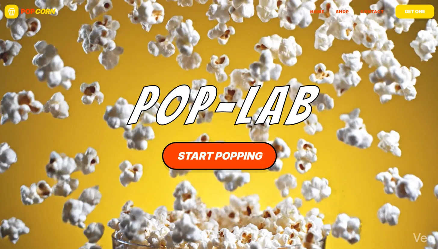 Screenshot of POP-Lab