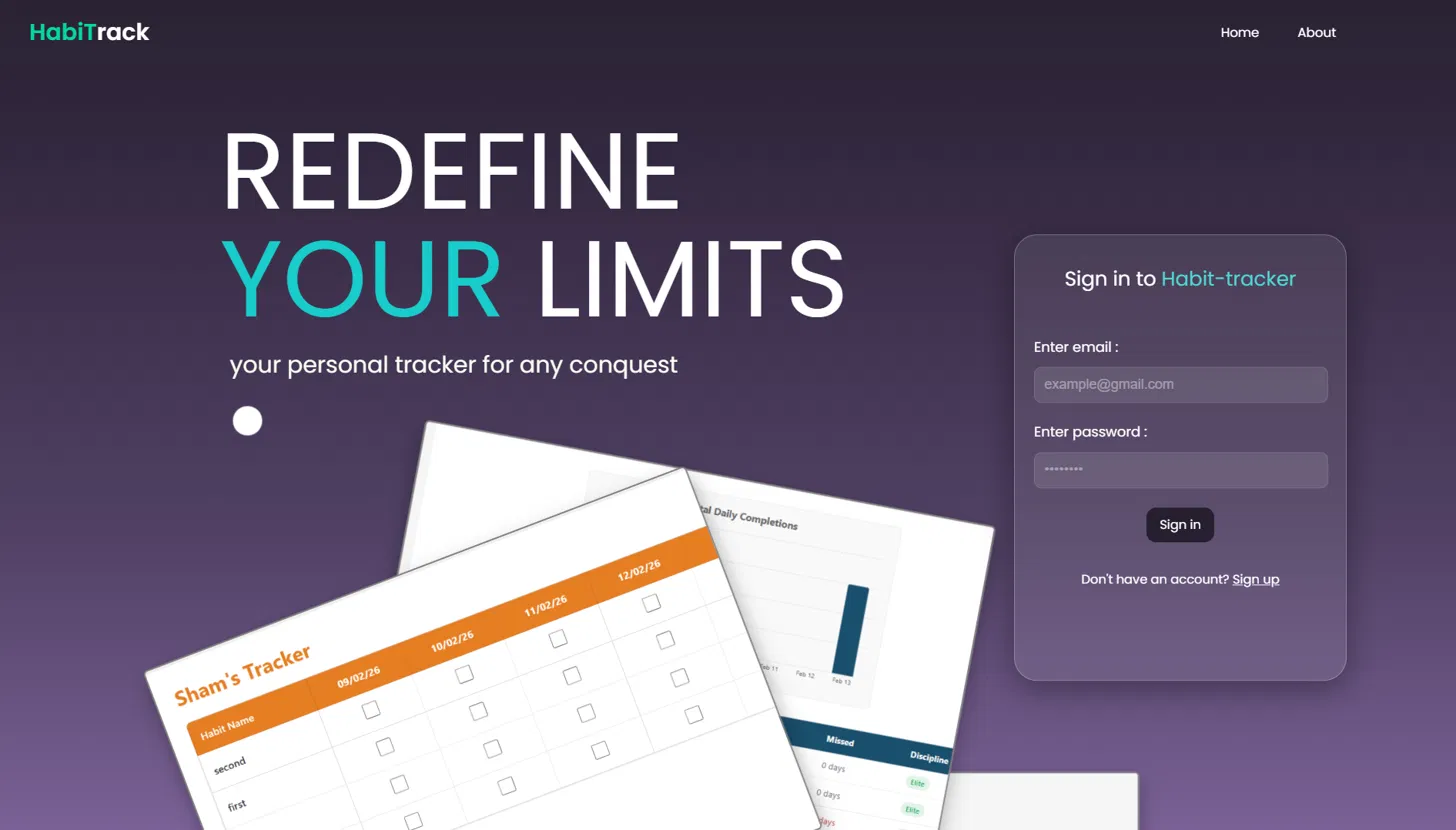 Screenshot of Habitrack